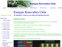 Tablet Screenshot of energiasrenovable.cl